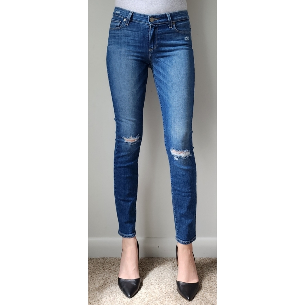PAIGE Verdugo Ankle Jeans in Orleans Destructed 27